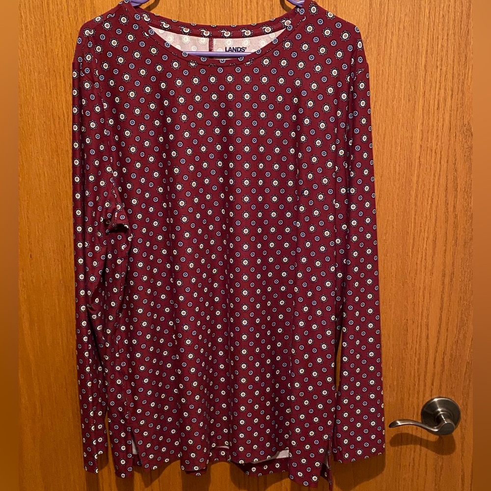Lands End Women’s Long Sleeve Crew Neck Tee